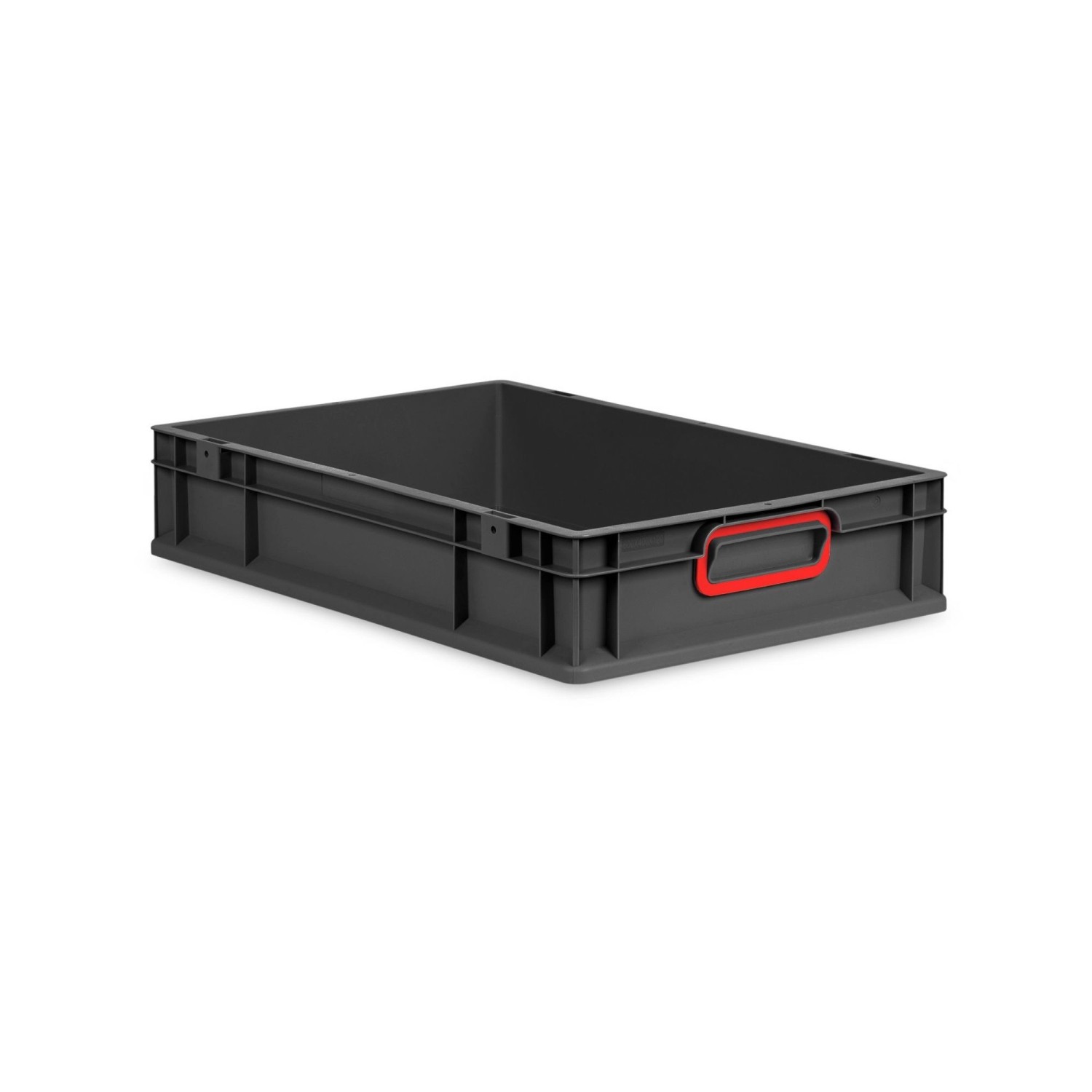 PROREGAL Eurobox Nextgen Color HxBxT 12x40x60cm 23 Liter Griffe Rot Geschlossen Schwarz Eurobehälter Transportbox Transportbehälter PROREGAL Eurobox Nextgen Color HxBxT 12x40x60cm 23 Liter Griffe Rot Geschlossen Schwarz Eurobehälter Transportbox Transportbehälter von PROREGAL