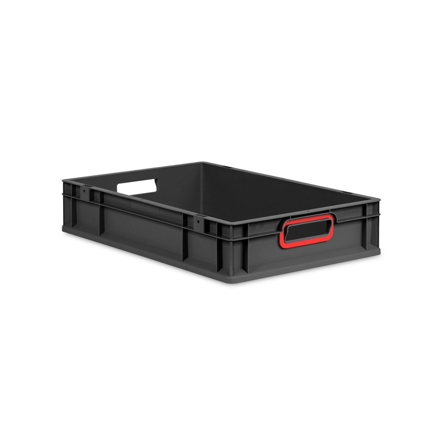 PROREGAL Eurobox Nextgen Color HxBxT 12x40x60cm 23 Liter Griffe Rot Offen Schwarz Eurobehälter Transportbox Transportbehälter PROREGAL Eurobox Nextgen Color HxBxT 12x40x60cm 23 Liter Griffe Rot Offen Schwarz Eurobehälter Transportbox Transportbehälter von PROREGAL