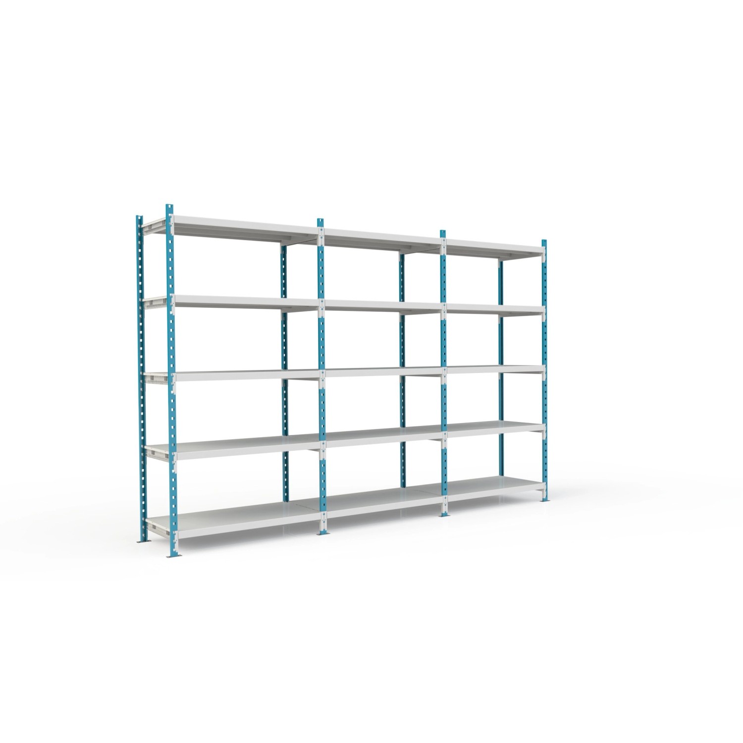 PROREGAL Fachbodenregal Maximus Pro HxBxT 280 x 150 x 50 cm 5 Ebenen PVC-Fachboden Fachlast 236 kg Lichtblau-Lichtgrau PROREGAL Fachbodenregal Maximus Pro HxBxT 280 x 150 x 50 cm 5 Ebenen PVC-Fachboden Fachlast 236 kg Lichtblau-Lichtgrau von PROREGAL