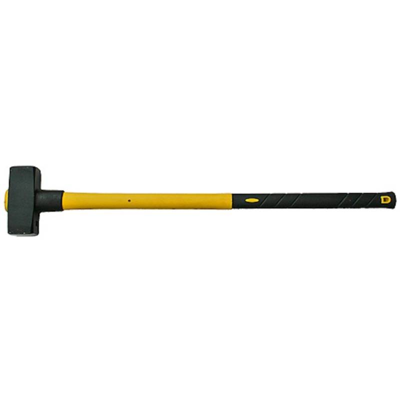 PROREGAL Fäustelhammer 5,0 kg Fiberglasstiel mit Gummi Griff von PROREGAL