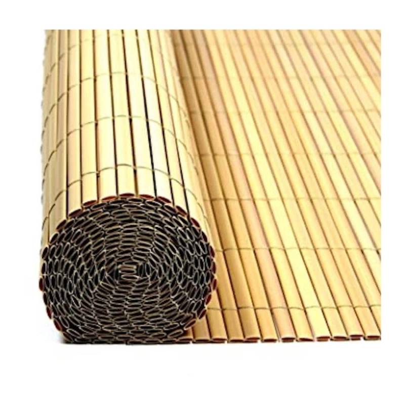 PROREGAL Fi-Chi – Premium Sichtschutzmatte Zaun Sichtschutz PVC- Sichtschutzmatte Gartensichtschutz Höhe 1,5 m Länge 3 m HxL 1,5 x 3 m Braun von PROREGAL