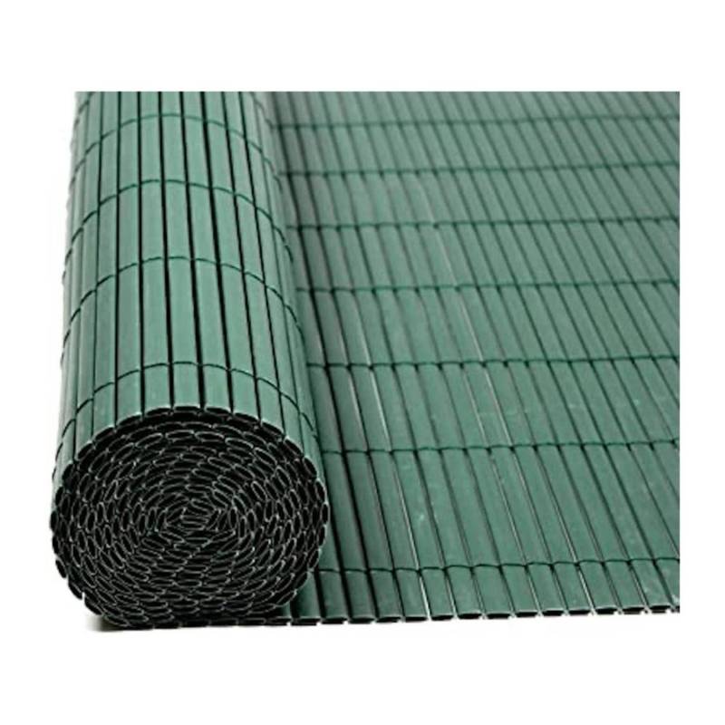 PROREGAL Fi-Chi – Premium Sichtschutzmatte Zaun Sichtschutz PVC- Sichtschutzmatte Gartensichtschutz Höhe 2 m Länge 3 m HxL 2 x 3 m Grün von PROREGAL