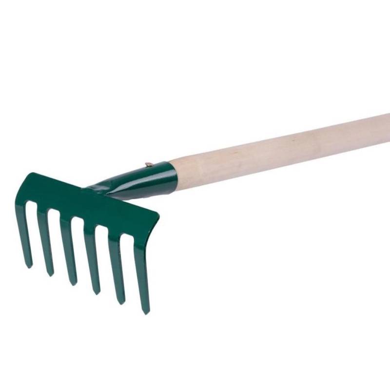 PROREGAL Gartenharke 109/1000 6 Zinken mit Griff von PROREGAL