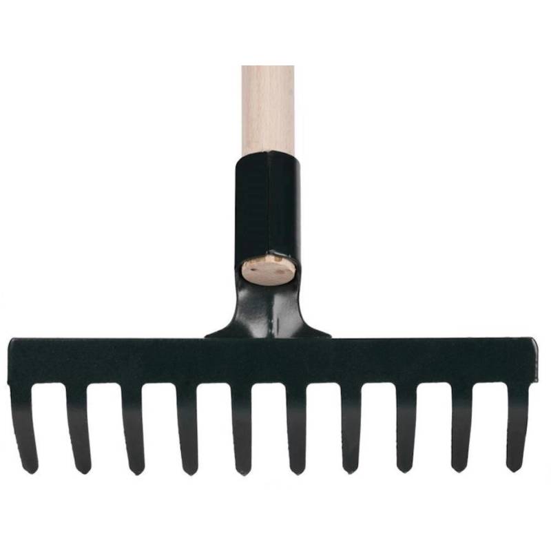 PROREGAL Gartenharke R107SK 10 Zinken Holzgriff 1600mm von PROREGAL