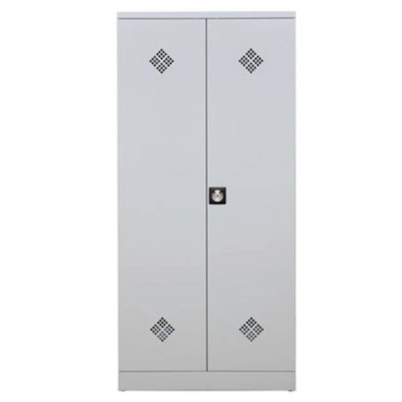 PROREGAL Gefahrstoffschrank Snake HxBxT 195 x 92 x 42 cm Grau von PROREGAL