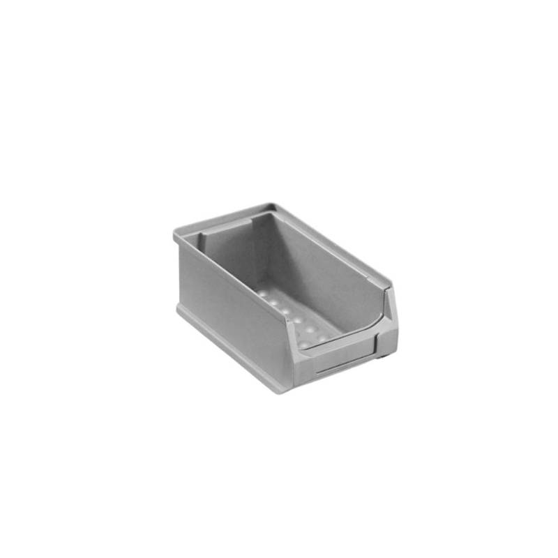Graue Sichtlagerbox 2.0 HxBxT 7,5 x 10 x 17,5 cm 0,8 Liter Sichtlagerbehälter Sichtlagerkasten Sichtlagerkastensortiment Sortierbehälter von PROREGAL