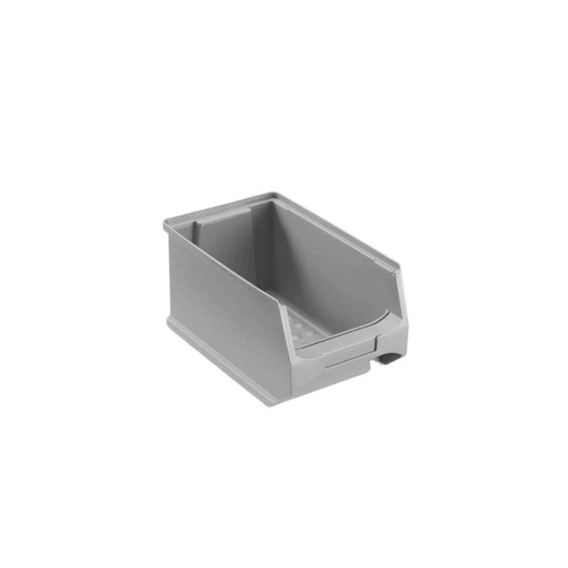 Graue Sichtlagerbox 3.0 HxBxT 12,5 x 14,5 x 23,5 cm 2,8 Liter Sichtlagerbehälter Sichtlagerkasten Sichtlagerkastensortiment Sortierbehälter von PROREGAL