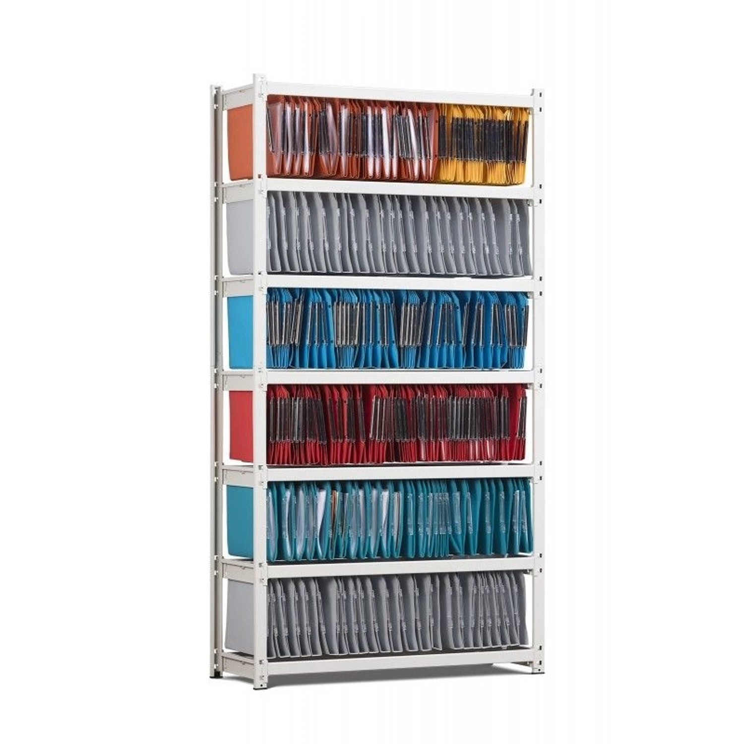 PROREGAL Hängeregister-Regal HxBxT 200 x 100 x 37 cm 6 Ebenen Offener Fachboden Bis Zu 360 Hängehefter Lichtgrau PROREGAL Hängeregister-Regal HxBxT 200 x 100 x 37 cm 6 Ebenen Offener Fachboden Bis Zu 360 Hängehefter Lichtgrau von PROREGAL