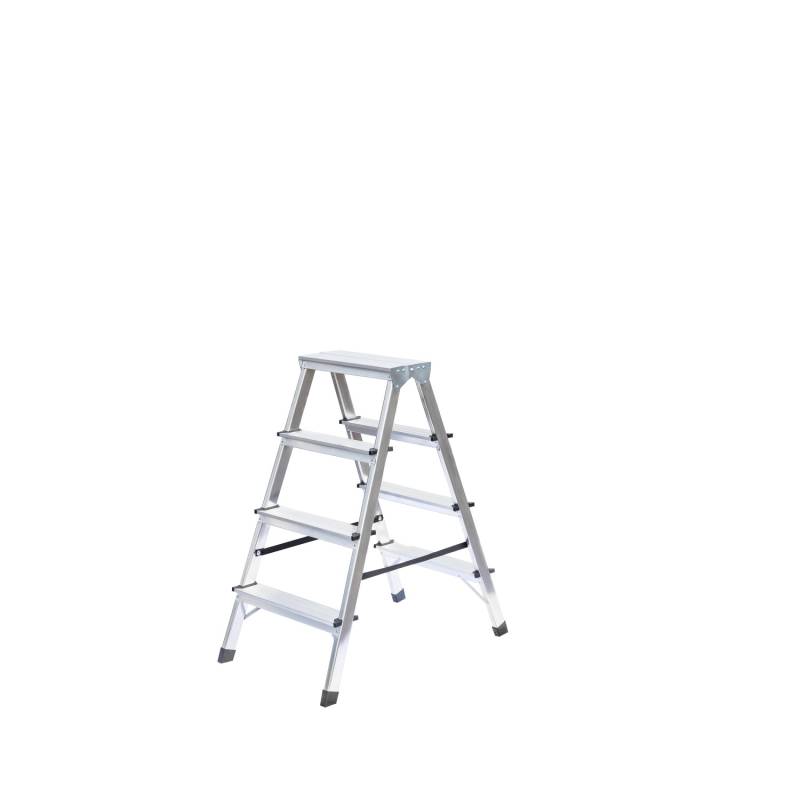 PROREGAL Haushaltsleiter Beidseitig Begehbar 2 x 4 Stufen von PROREGAL