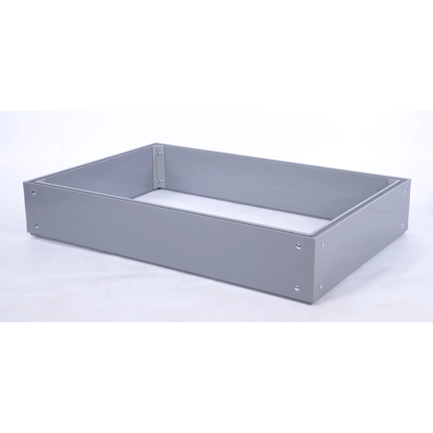 PROREGAL Hochbeete Growline Plast HxBxT 21x120x80cm 1 Ebene Grau von PROREGAL