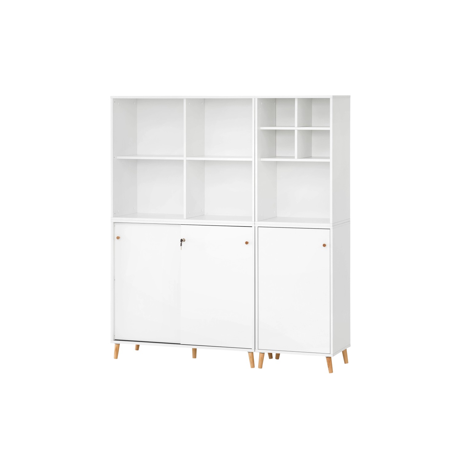 PROREGAL Jaguar Set 2 Aktenregal 2 Aktenschrank & Regalkreuz Breite 51-100 cm Weiß PROREGAL Jaguar Set 2 Aktenregal 2 Aktenschrank & Regalkreuz Breite 51-100 cm Weiß von PROREGAL
