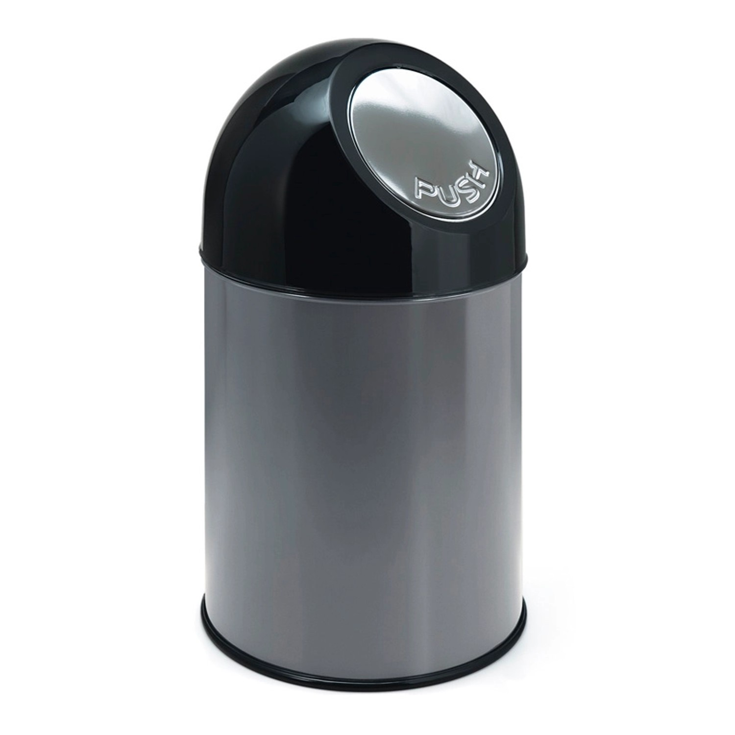 PROREGAL Klassischer Abfallbehälter Mit Pushdeckel 30 Liter HxBxT 56 x 31 x 31 cm Metall Metallik Grau PROREGAL Klassischer Abfallbehälter Mit Pushdeckel 30 Liter HxBxT 56 x 31 x 31 cm Metall Metallik Grau von PROREGAL