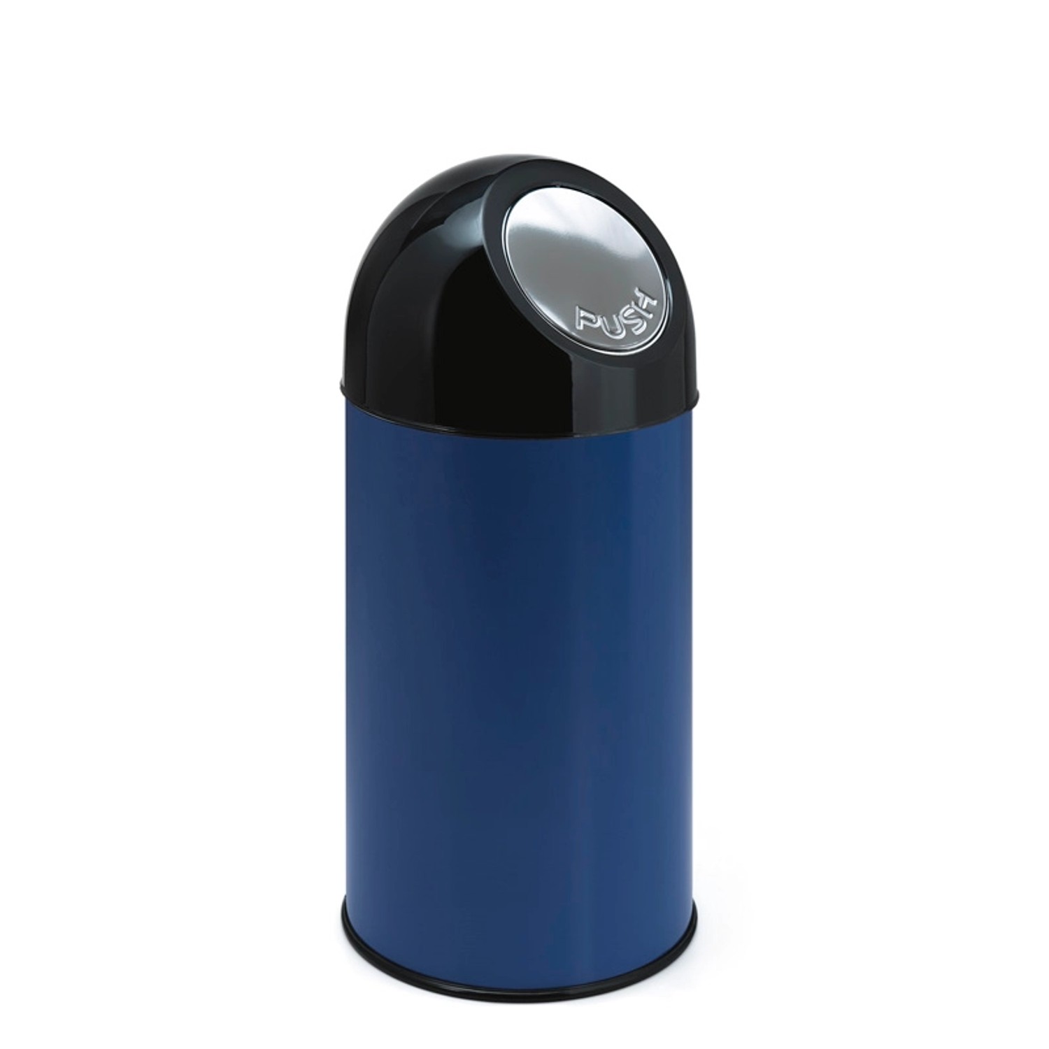 PROREGAL Klassischer Abfallbehälter Mit Pushdeckel und Inneneimer 40 Liter HxBxT 67 x 31 x 31 cm Metall Blau PROREGAL Klassischer Abfallbehälter Mit Pushdeckel und Inneneimer 40 Liter HxBxT 67 x 31 x 31 cm Metall Blau von PROREGAL