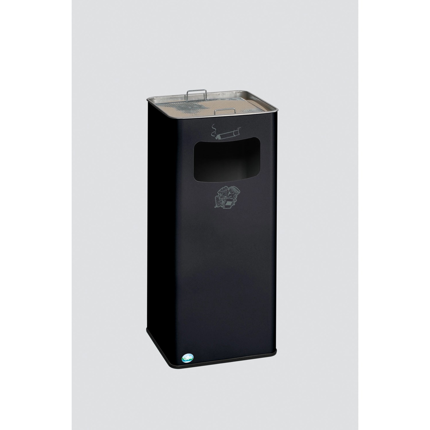 PROREGAL Klassischer Kombiascher Eckig HxBxT 66,5 x 26 x 26 cm Verzinkter Stahl Anthrazit PROREGAL Klassischer Kombiascher Eckig HxBxT 66,5 x 26 x 26 cm Verzinkter Stahl Anthrazit von PROREGAL