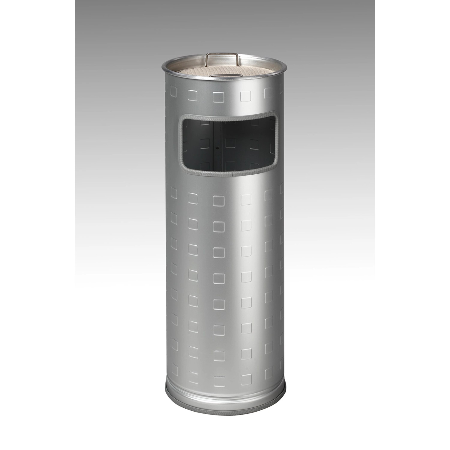 PROREGAL Klassischer Kombiascher Mit Kantenschutz Im Einwurf 16,7 Liter HxBxT 66 x 23 x 23 cm Aluminium Silber PROREGAL Klassischer Kombiascher Mit Kantenschutz Im Einwurf 16,7 Liter HxBxT 66 x 23 x 23 cm Aluminium Silber von PROREGAL