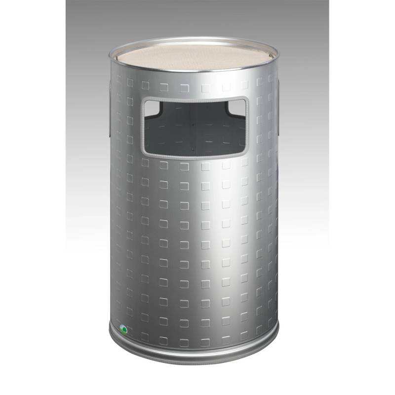 PROREGAL Klassischer Kombiascher Mit Kantenschutz Im Einwurf 69,2 Liter HxBxT 75 x 42 x 42 cm Aluminium Silber PROREGAL Klassischer Kombiascher Mit Kantenschutz Im Einwurf 69,2 Liter HxBxT 75 x 42 x 42 cm Aluminium Silber von PROREGAL