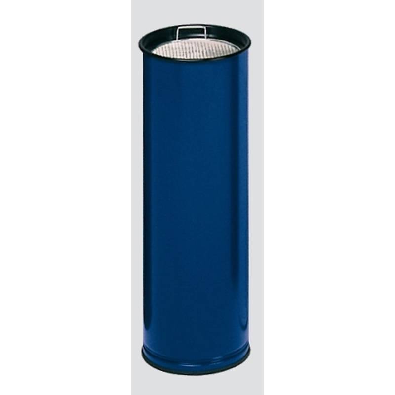 PROREGAL Klassischer Runder Ascher Mit Sieb Optimal Für Alle Raucherzonen HxBxT 66 x 23 x 23 cm Verzinkter Stahl Blau PROREGAL Klassischer Runder Ascher Mit Sieb Optimal Für Alle Raucherzonen HxBxT 66 x 23 x 23 cm Verzinkter Stahl Blau von PROREGAL