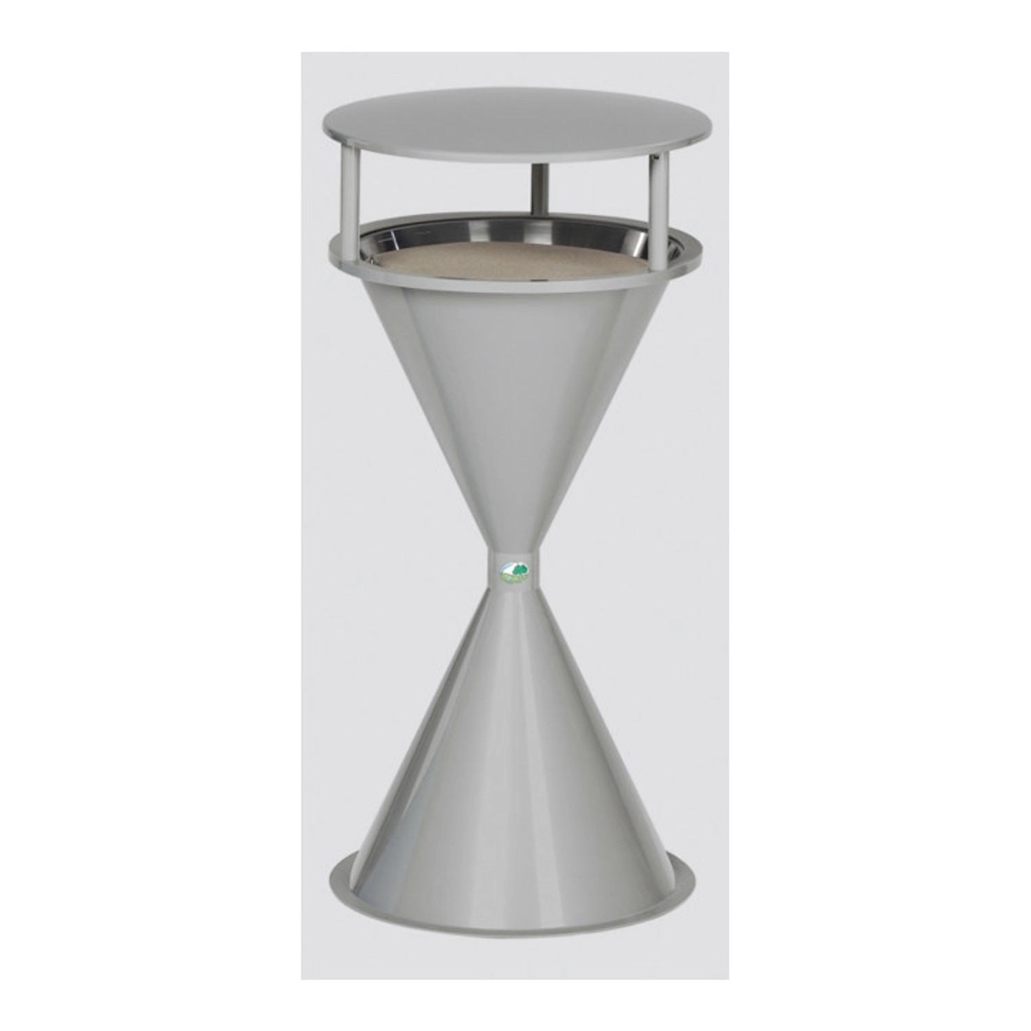 PROREGAL Klassischer Standascher Mit Dach Für Innen Außenbereich HxBxT 72 x 42 x 42 cm Kunststoff Silber PROREGAL Klassischer Standascher Mit Dach Für Innen Außenbereich HxBxT 72 x 42 x 42 cm Kunststoff Silber von PROREGAL