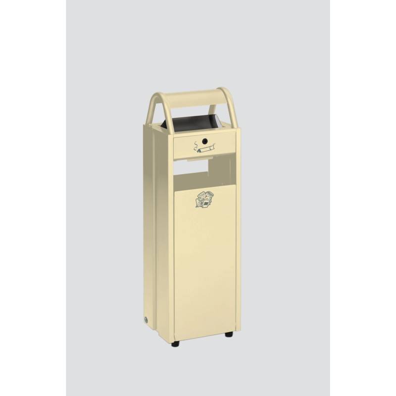 PROREGAL Kombiascher Mit Schloss Und Blenden 35 Liter HxBxT 97,5 x 30,5 x 26,5 cm Stahl Elfenbein PROREGAL Kombiascher Mit Schloss Und Blenden 35 Liter HxBxT 97,5 x 30,5 x 26,5 cm Stahl Elfenbein von PROREGAL