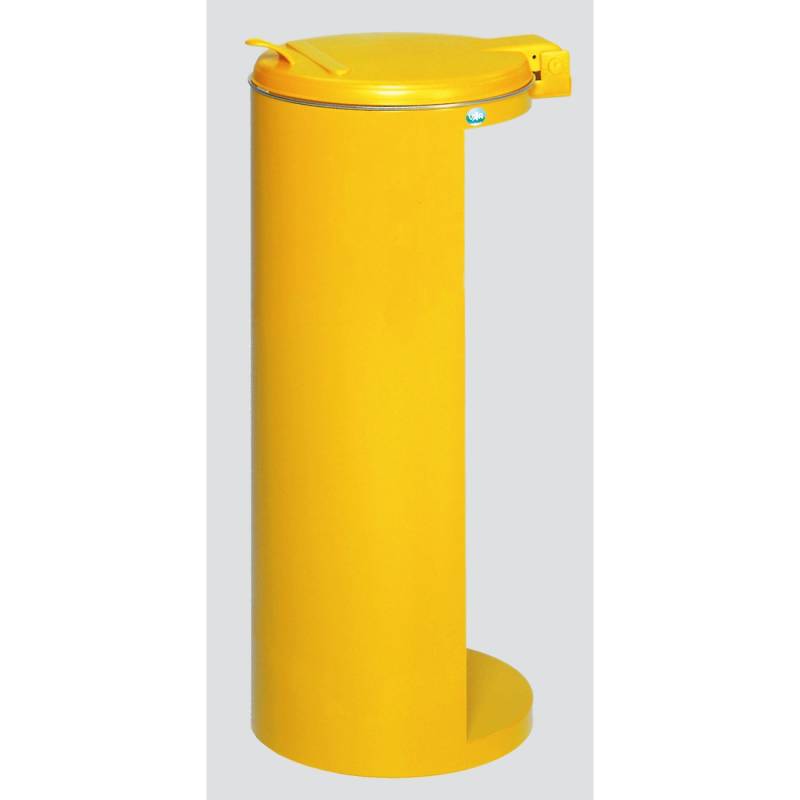 PROREGAL Kompakter Abfallsammler Junior Mit Deckel 35 cm Einfüllöffnung HxBxT 90 x 45 x 45 cm Stahl Gelb PROREGAL Kompakter Abfallsammler Junior Mit Deckel 35 cm Einfüllöffnung HxBxT 90 x 45 x 45 cm Stahl Gelb von PROREGAL