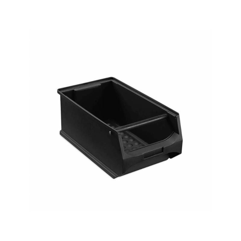 Leitfähige Sichtlagerbox 4.1 Mit Griffstange HxBxT 15 x 20 x 35 cm 7,2 Liter ESD Sichtlagerbehälter Sichtlagerkasten von PROREGAL