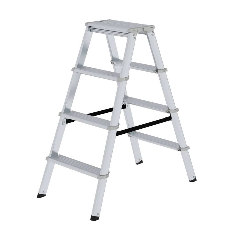 PROREGAL ML Stufen-Stehleiter Beidseitig Begehbar 2 x 4 Stufen von PROREGAL