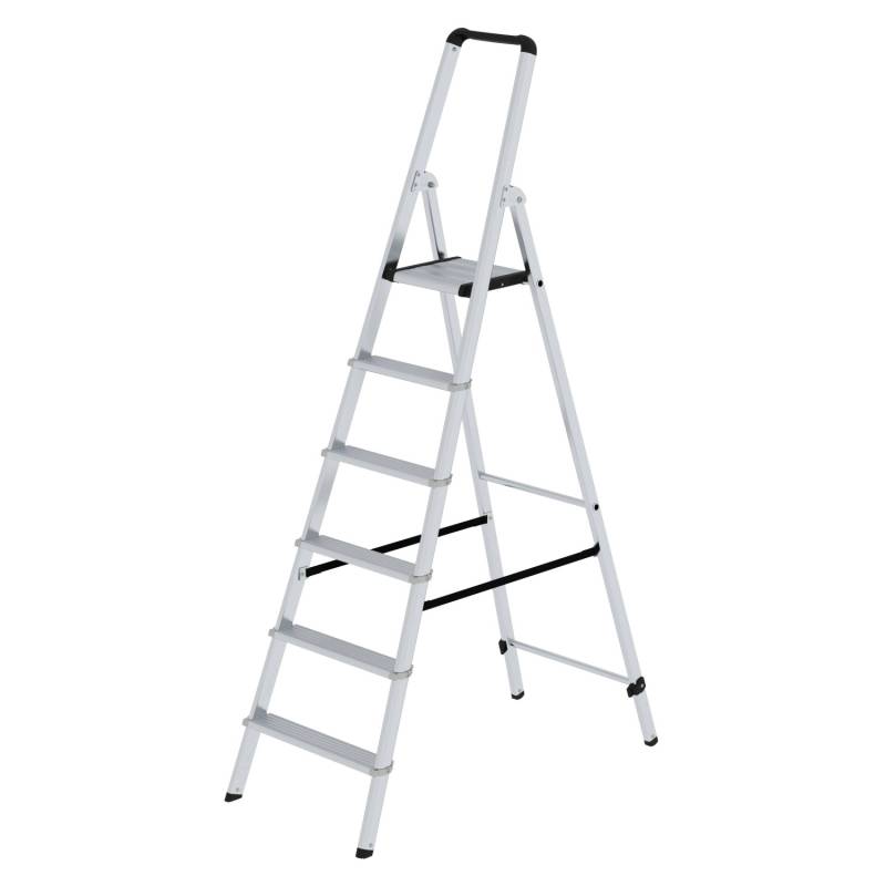 PROREGAL ML Stufen-Stehleiter Einseitig Begehbar 6 Stufen von PROREGAL