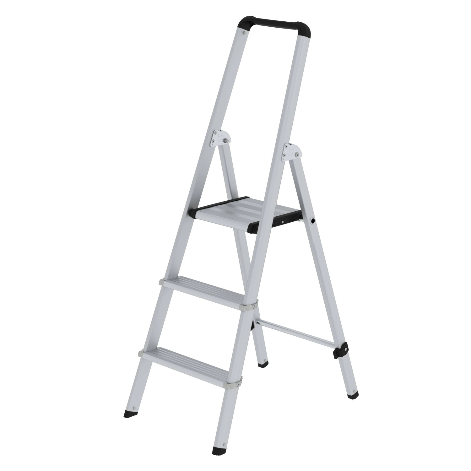 PROREGAL ML Stufen-Stehleiter Einseitig Begehbar Aluminium Eloxiert 3 Stufen PROREGAL ML Stufen-Stehleiter Einseitig Begehbar Aluminium Eloxiert 3 Stufen von PROREGAL
