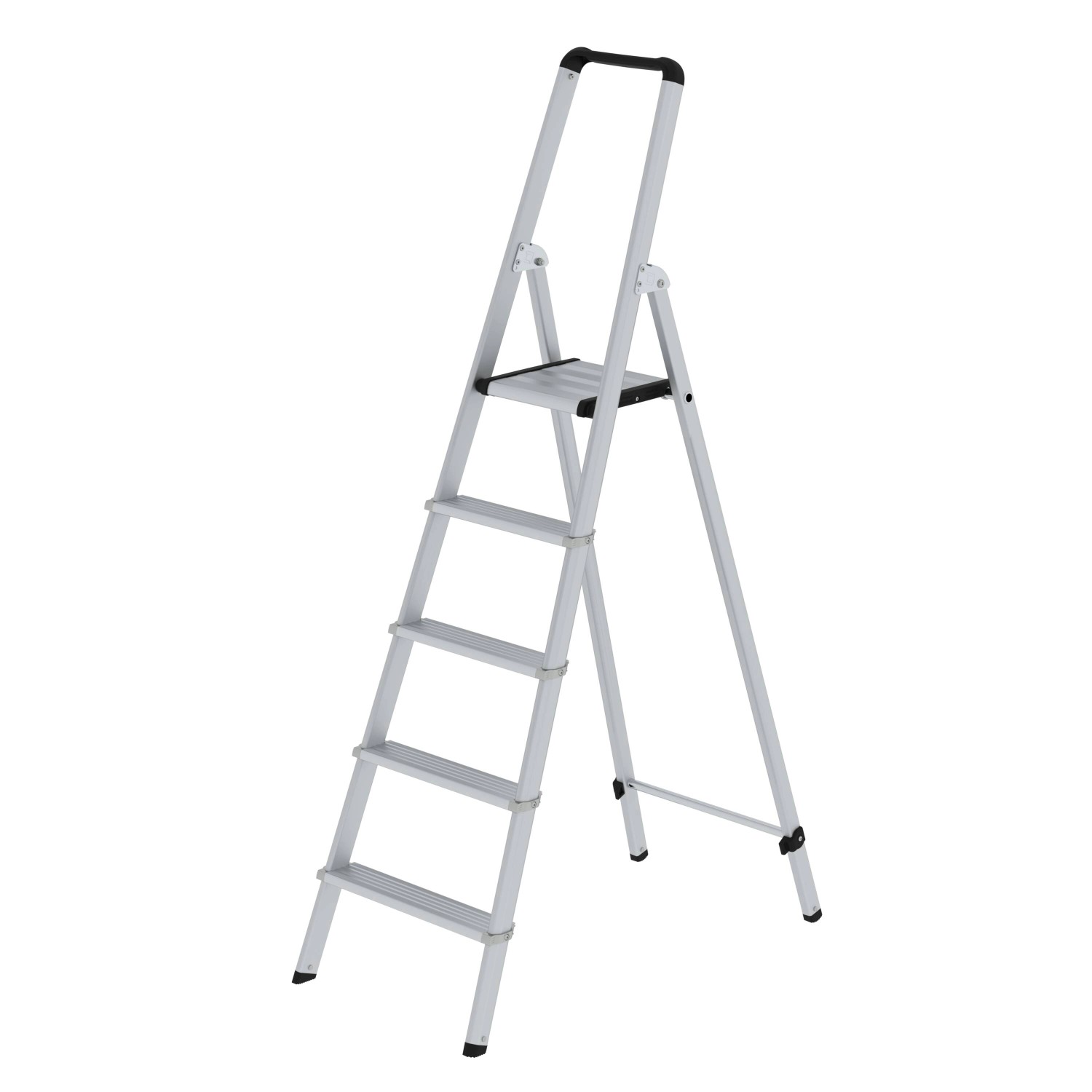 PROREGAL ML Stufen-Stehleiter Einseitig Begehbar Aluminium Eloxiert 5 Stufen PROREGAL ML Stufen-Stehleiter Einseitig Begehbar Aluminium Eloxiert 5 Stufen von PROREGAL