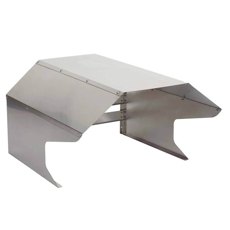 PROREGAL Mähroboter-Garage 41x60x70cm Metall Edelstahl von PROREGAL
