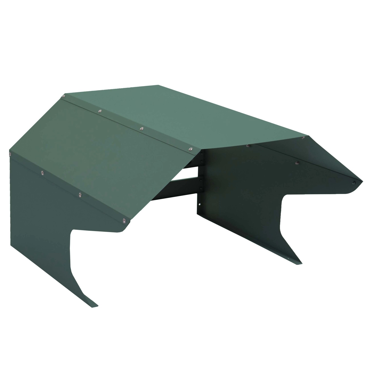 PROREGAL Mähroboter-Garage 41x60x70cm Metall Grün von PROREGAL