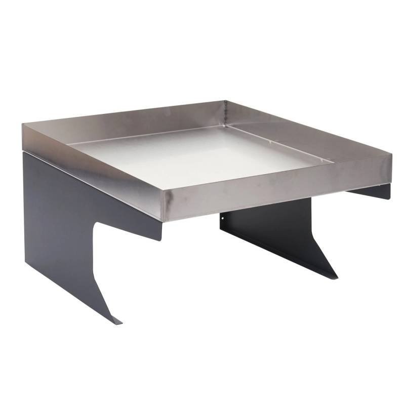 PROREGAL Mähroboter-Garage Mit Pflanzkasten 37x60x70cm Metall Edelstahl Anthrazit von PROREGAL