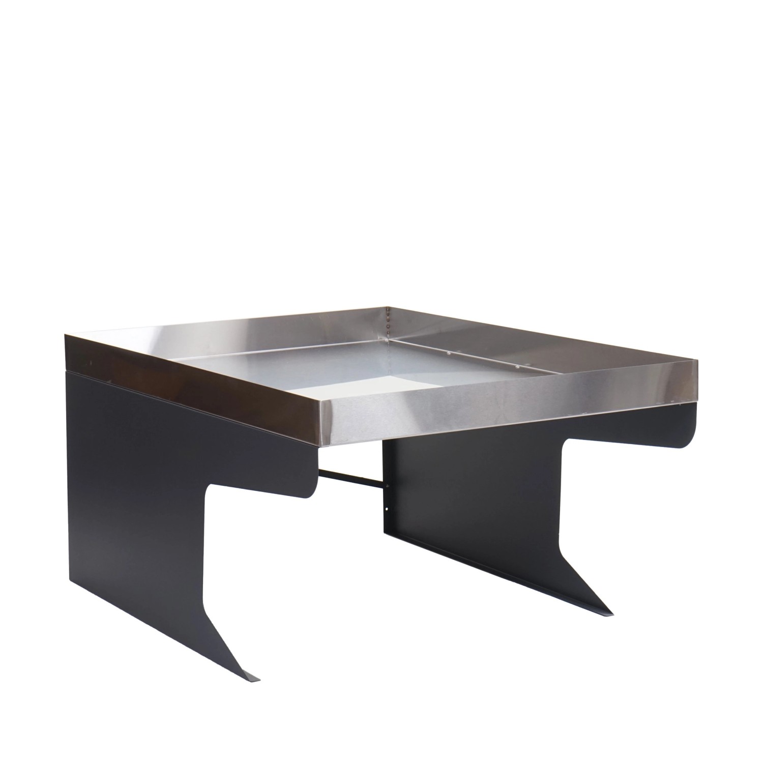 PROREGAL Mähroboter-Garage XL Mit Pflanzkasten 47x70x100cm Metall Edelstahl Anthrazit von PROREGAL