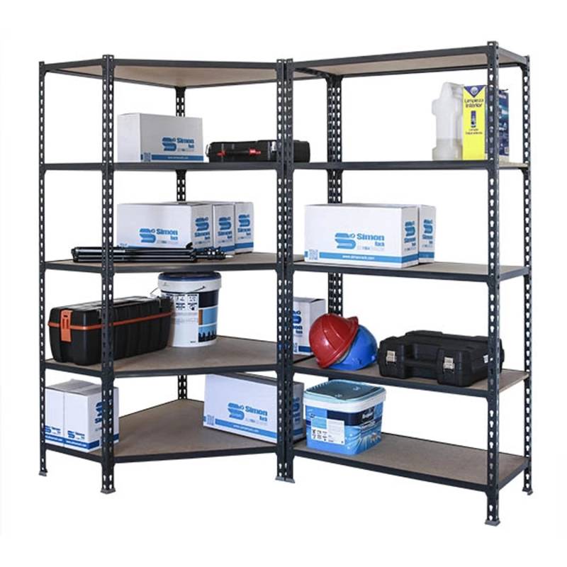 PROREGAL Mega Deal 1x  Eckregal & 1x  Schwerlastregal Muli HxBxT 180 x 180 x 30 cm Fachlast 200 kg Anthrazit PROREGAL Mega Deal 1x  Eckregal + 1x  Schwerlastregal Muli HxBxT 180 x 180 x 30 cm Fachlast 200 kg Anthrazit von PROREGAL