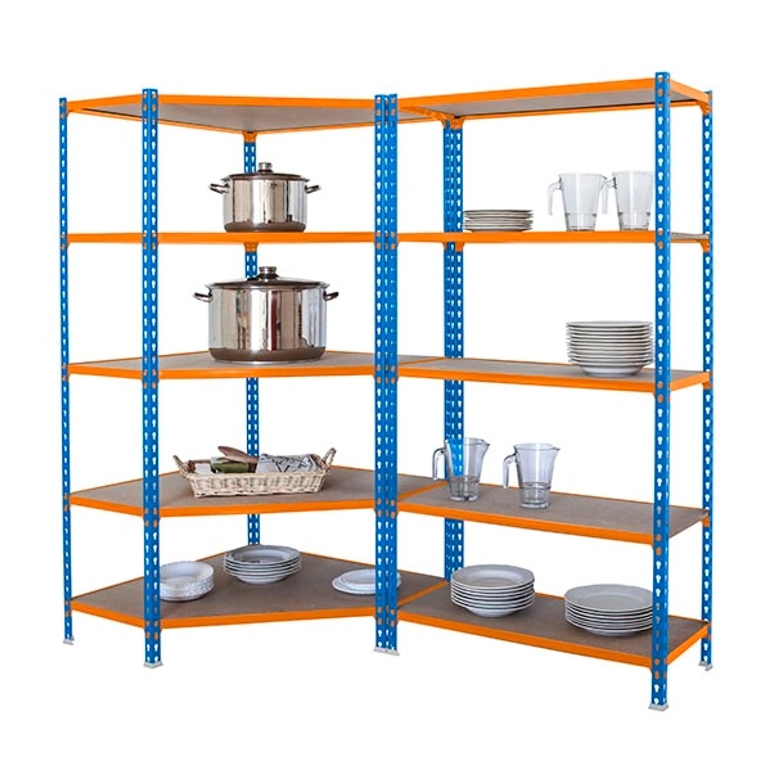 PROREGAL Mega Deal 1x Eckregal & 1x Schwerlastregal Muli HxBxT 180 x 180 x 40 cm Fachlast 200 kg Blau-Orange PROREGAL Mega Deal 1x Eckregal + 1x Schwerlastregal Muli HxBxT 180 x 180 x 40 cm Fachlast 200 kg Blau-Orange PROREGAL Mega Deal 1x Eckregal & 1x Schwerlastregal Muli HxBxT 180 x 180 x 40 cm Fachlast 200 kg Blau-Orange PROREGAL Mega Deal 1x Eckregal + 1x Schwerlastregal Muli HxBxT 180 x 180 x 40 cm Fachlast 200 kg Blau-Orange von PROREGAL