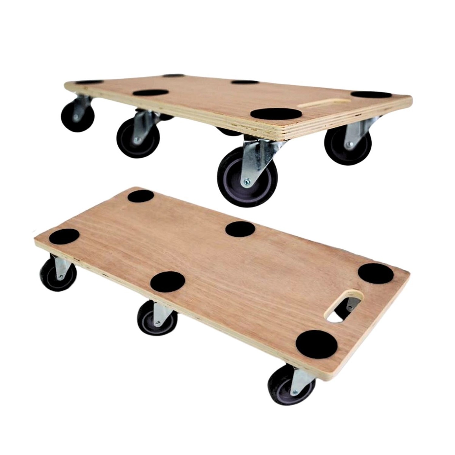PROREGAL Mega Deal 2x Profi Transportroller mit 6 Rollen HxBxT 11 x 30 x 68 cm Traglast 300 kg Sperrholzplatte Braun PROREGAL Mega Deal 2x Profi Transportroller mit 6 Rollen HxBxT 11 x 30 x 68 cm Traglast 300 kg Sperrholzplatte Braun von PROREGAL