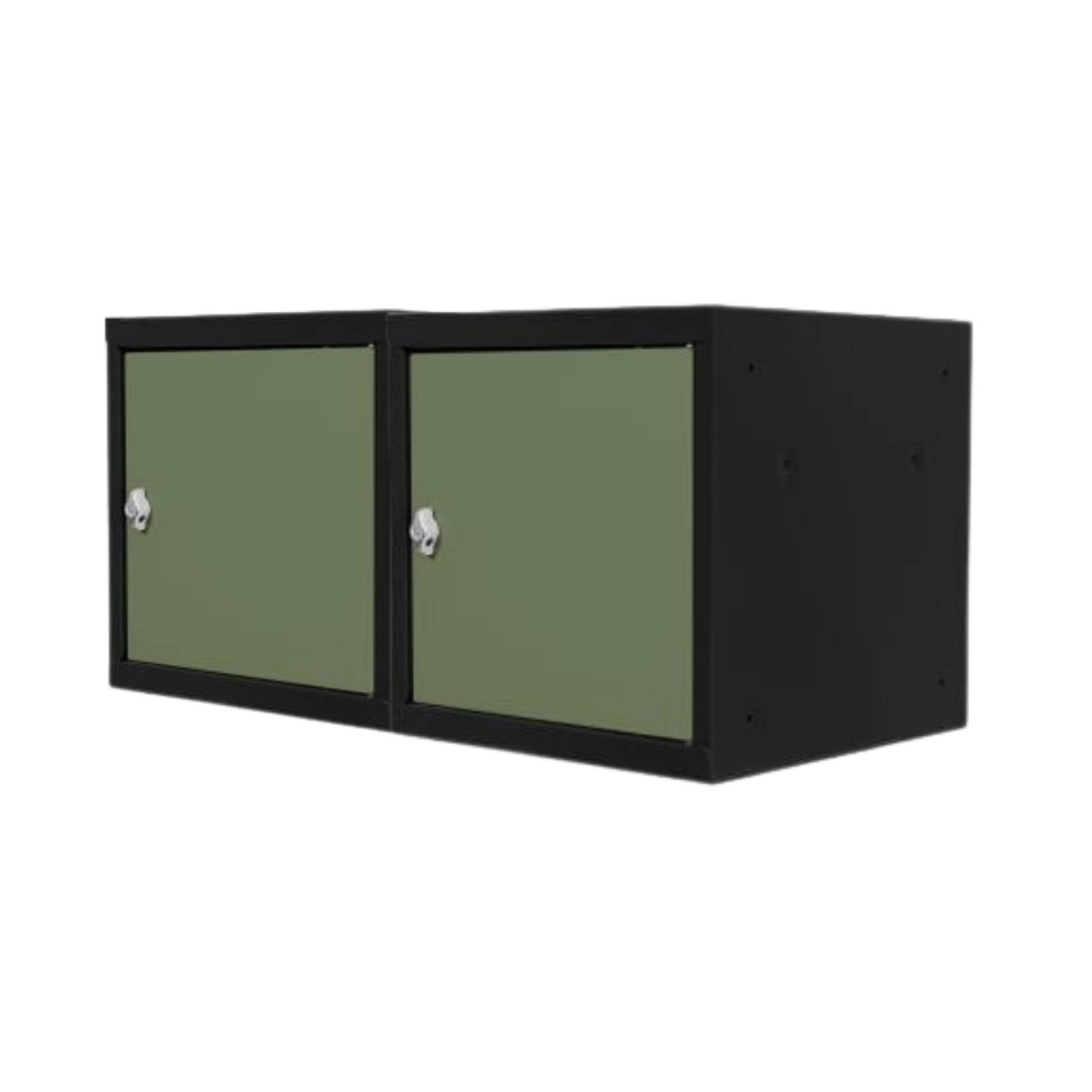 PROREGAL Mega Deal 2x Schließfachwürfel Blocky Mit Drehriegelschloss Für Vorhängeschloss 40x40x40cm Anthrazit/Resedagrün PROREGAL Mega Deal 2x Schließfachwürfel Blocky Mit Drehriegelschloss Für Vorhängeschloss 40x40x40cm Anthrazit/Resedagrün von PROREGAL