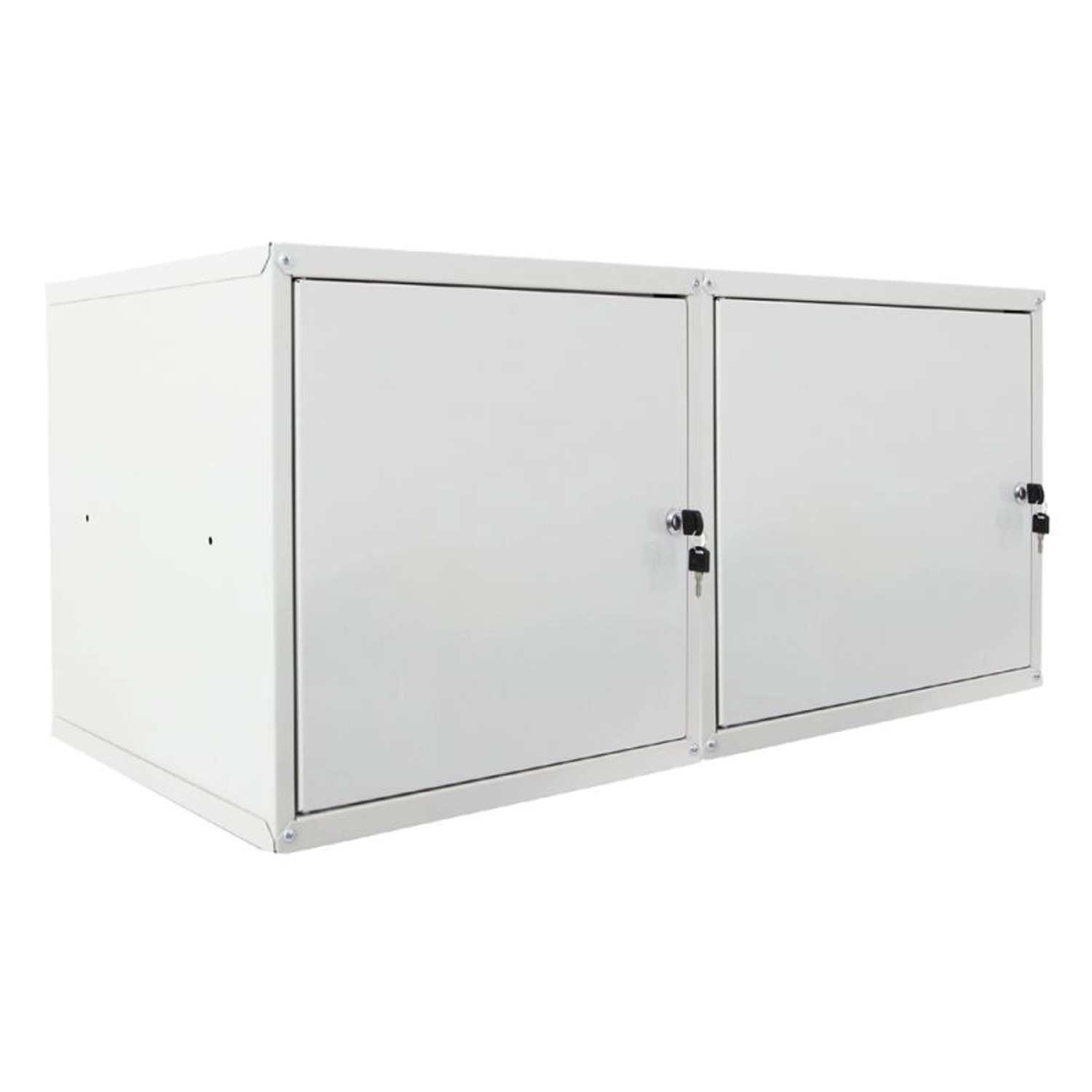 PROREGAL Mega Deal 2x Schließfachwürfel Cubic XL HxBxT 45 x 45 x 45 cm Grau PROREGAL Mega Deal 2x Schließfachwürfel Cubic XL HxBxT 45 x 45 x 45 cm Grau von PROREGAL
