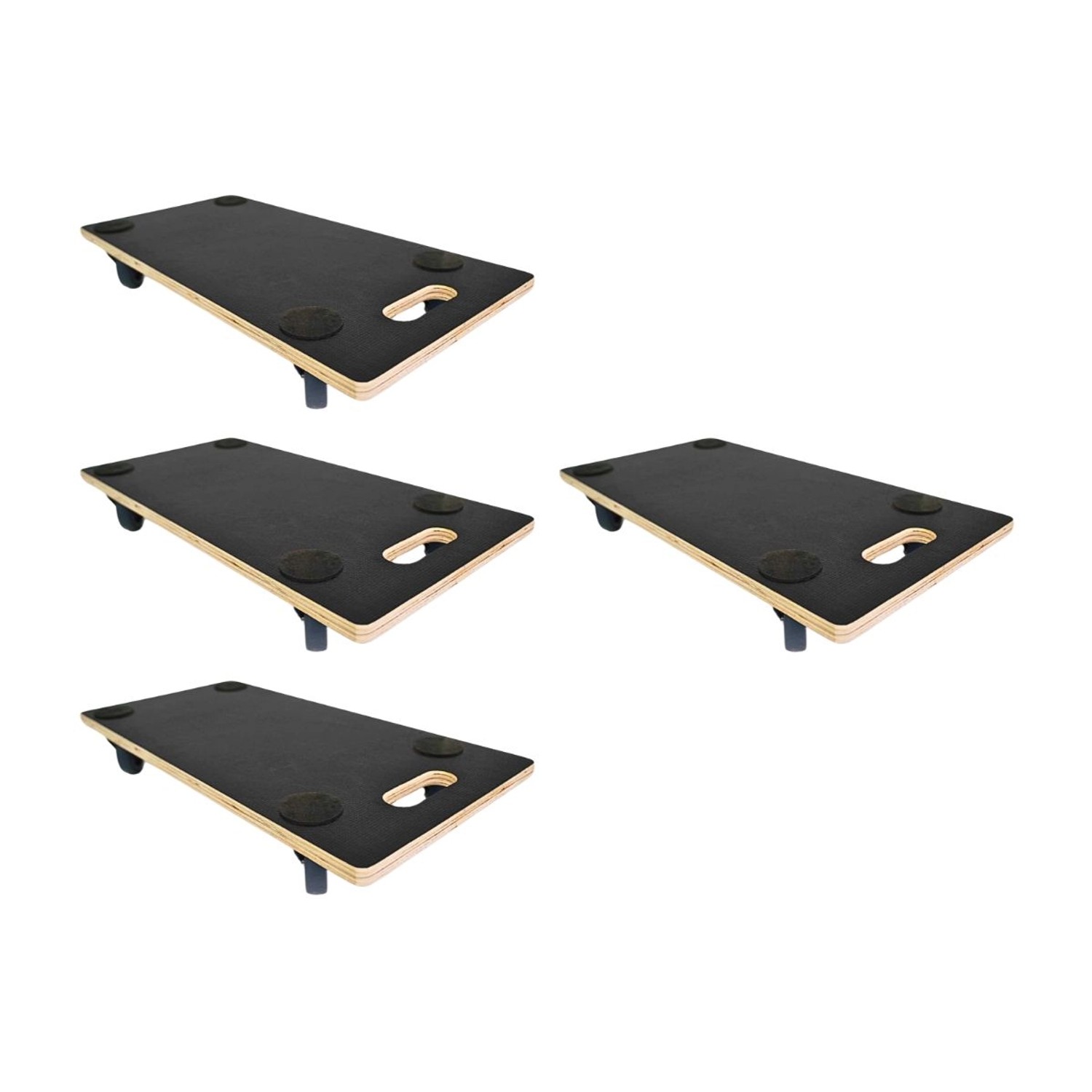 PROREGAL Mega Deal 4x Profi Transportroller mit 4 Rollen HxBxT 11,5 x 30 x 60 cm Traglast 200 kg Siebdruck Holzplatte Schwarz PROREGAL Mega Deal 4x Profi Transportroller mit 4 Rollen HxBxT 11,5 x 30 x 60 cm Traglast 200 kg Siebdruck Holzplatte Schwarz von PROREGAL