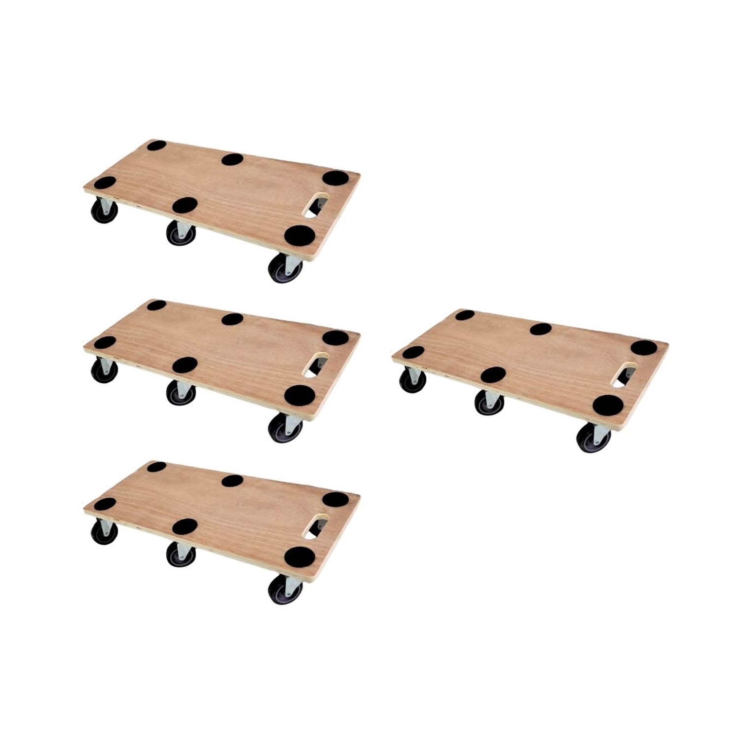 PROREGAL Mega Deal 4x Profi Transportroller mit 6 Rollen HxBxT 11 x 30 x 68 cm Traglast 300 kg Sperrholzplatte Braun PROREGAL Mega Deal 4x Profi Transportroller mit 6 Rollen HxBxT 11 x 30 x 68 cm Traglast 300 kg Sperrholzplatte Braun von PROREGAL