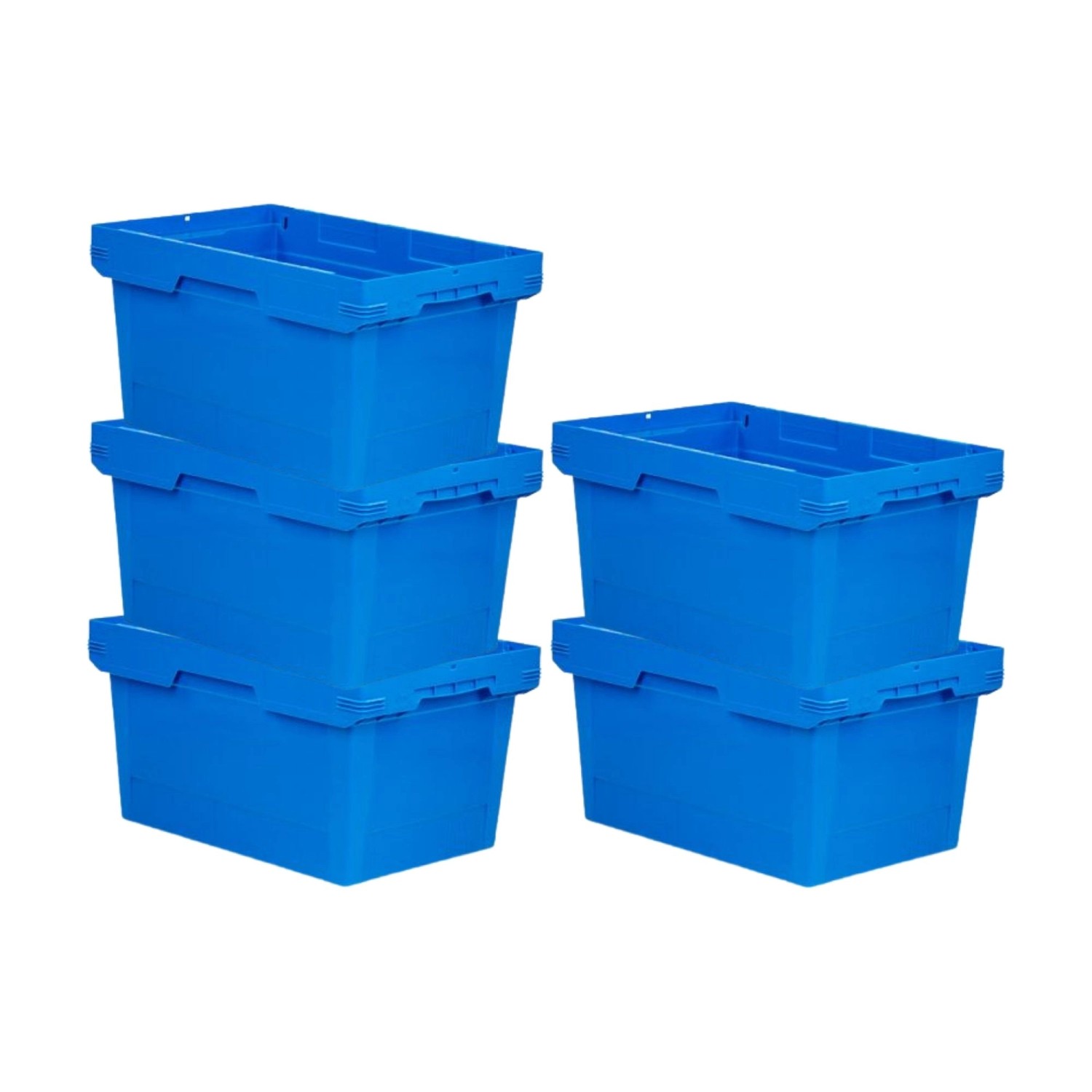 PROREGAL Mega Deal 5x Conical Mehrweg-Stapelbehälter Blau HxBxT 32,3 x 40 x 60cm 58 Liter Lagerbox Eurobox Transportbox Transportbehälter PROREGAL Mega Deal 5x Conical Mehrweg-Stapelbehälter Blau HxBxT 32,3 x 40 x 60cm 58 Liter Lagerbox Eurobox Transportbox Transportbehälter von PROREGAL