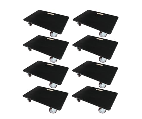 PROREGAL Mega Deal 8X Profi Transportroller mit 4 Rollen | HxBxT 15x40x60 cm | Traglast 500kg | Sperrholzplatte mit Gummibelag | Schwarz | Möbelroller Rollbrett Transporthilfe Roller Pflanzenroller PROREGAL Mega Deal 8X Profi Transportroller mit 4 Rollen | HxBxT 15x40x60 cm | Traglast 500kg | Sperrholzplatte mit Gummibelag | Schwarz | Möbelroller Rollbrett Transporthilfe Roller Pflanzenroller von PROREGAL