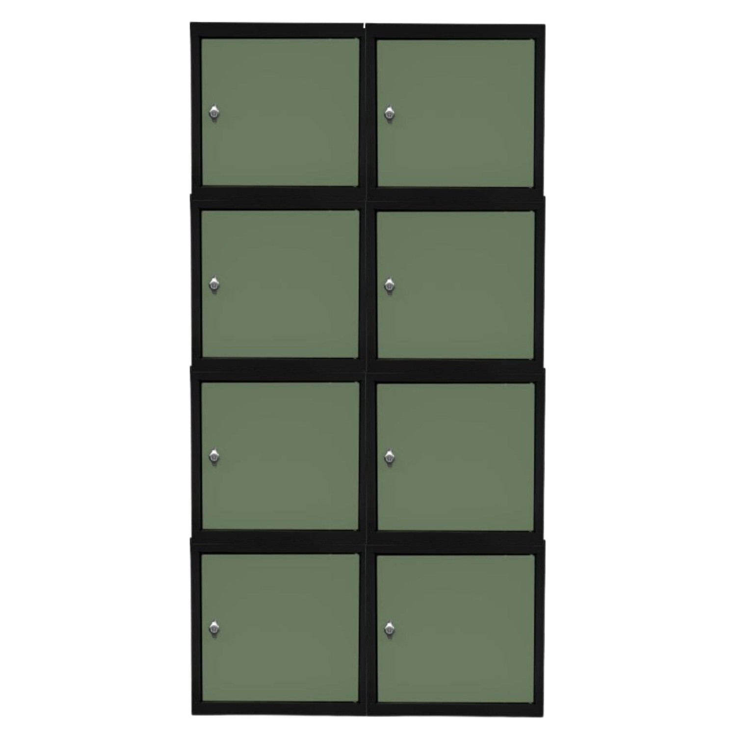 PROREGAL Mega Deal 8x Schließfachwürfel Blocky Mit Drehriegelschloss Für Vorhängeschloss 40x40x40cm Anthrazit/Resedagrün PROREGAL Mega Deal 8x Schließfachwürfel Blocky Mit Drehriegelschloss Für Vorhängeschloss 40x40x40cm Anthrazit/Resedagrün von PROREGAL