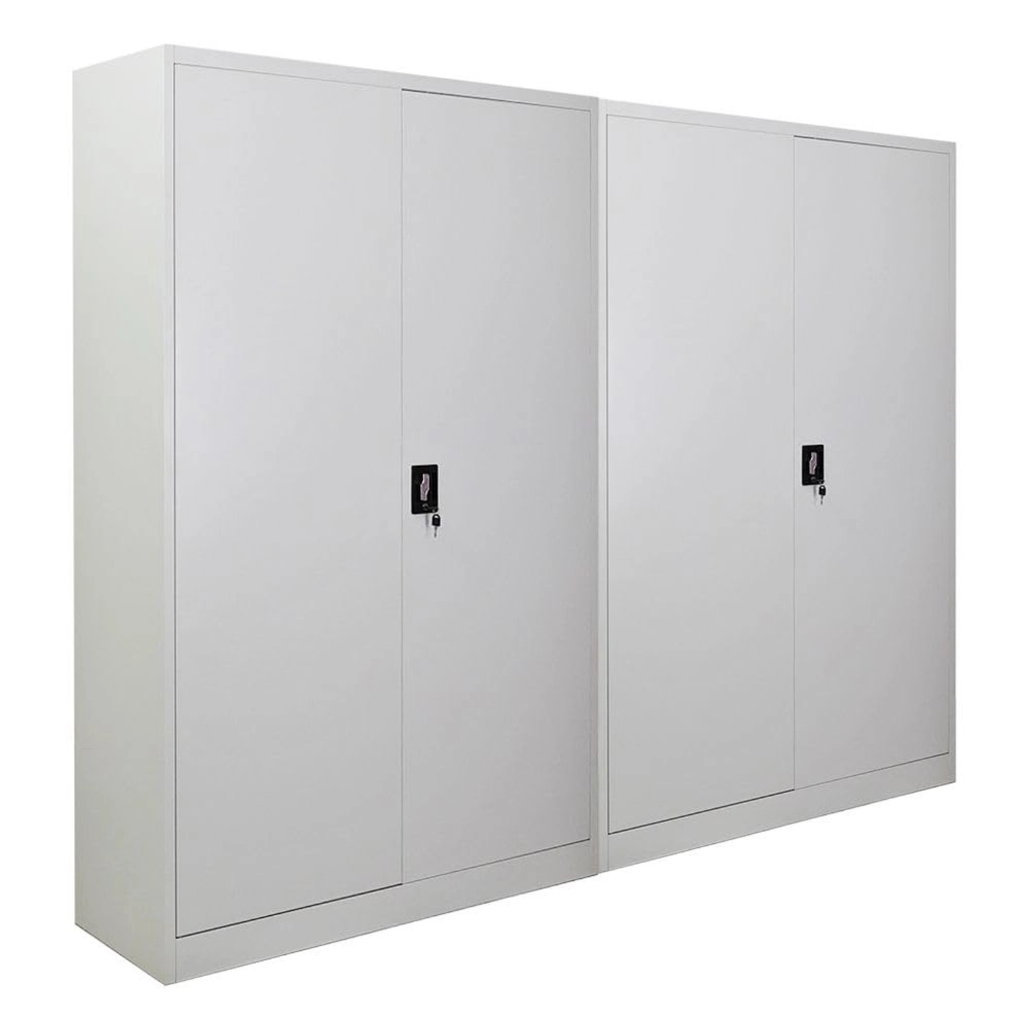 PROREGAL MegaDeal 2x Flügeltürenschrank ELEPHANT Mit 2 Türen Abschließbar HxBxT 180x120x40cm 4 Ebenen Stahl Pulverbeschichtet Lichtgrau Aktenschrank PROREGAL MegaDeal 2x Flügeltürenschrank ELEPHANT Mit 2 Türen Abschließbar HxBxT 180x120x40cm 4 Ebenen Stahl Pulverbeschichtet Lichtgrau Aktenschrank von PROREGAL