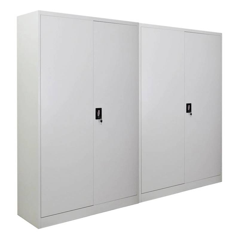 PROREGAL MegaDeal 2x Flügeltürenschrank ELEPHANT Mit 2 Türen Abschließbar HxBxT 180x120x40cm 4 Ebenen Stahl Pulverbeschichtet Lichtgrau Aktenschrank PROREGAL MegaDeal 2x Flügeltürenschrank ELEPHANT Mit 2 Türen Abschließbar HxBxT 180x120x40cm 4 Ebenen Stahl Pulverbeschichtet Lichtgrau Aktenschrank von PROREGAL