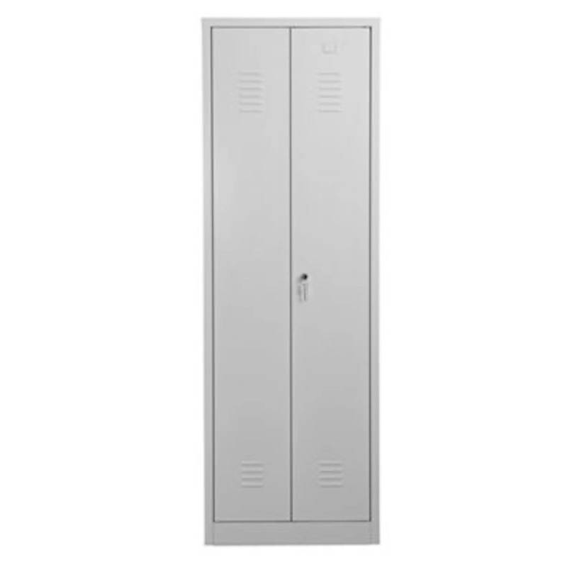 PROREGAL Metallspind Dolphin HxBxT 180 x 60 x 50 cm Zylindereschloss Weiß von PROREGAL