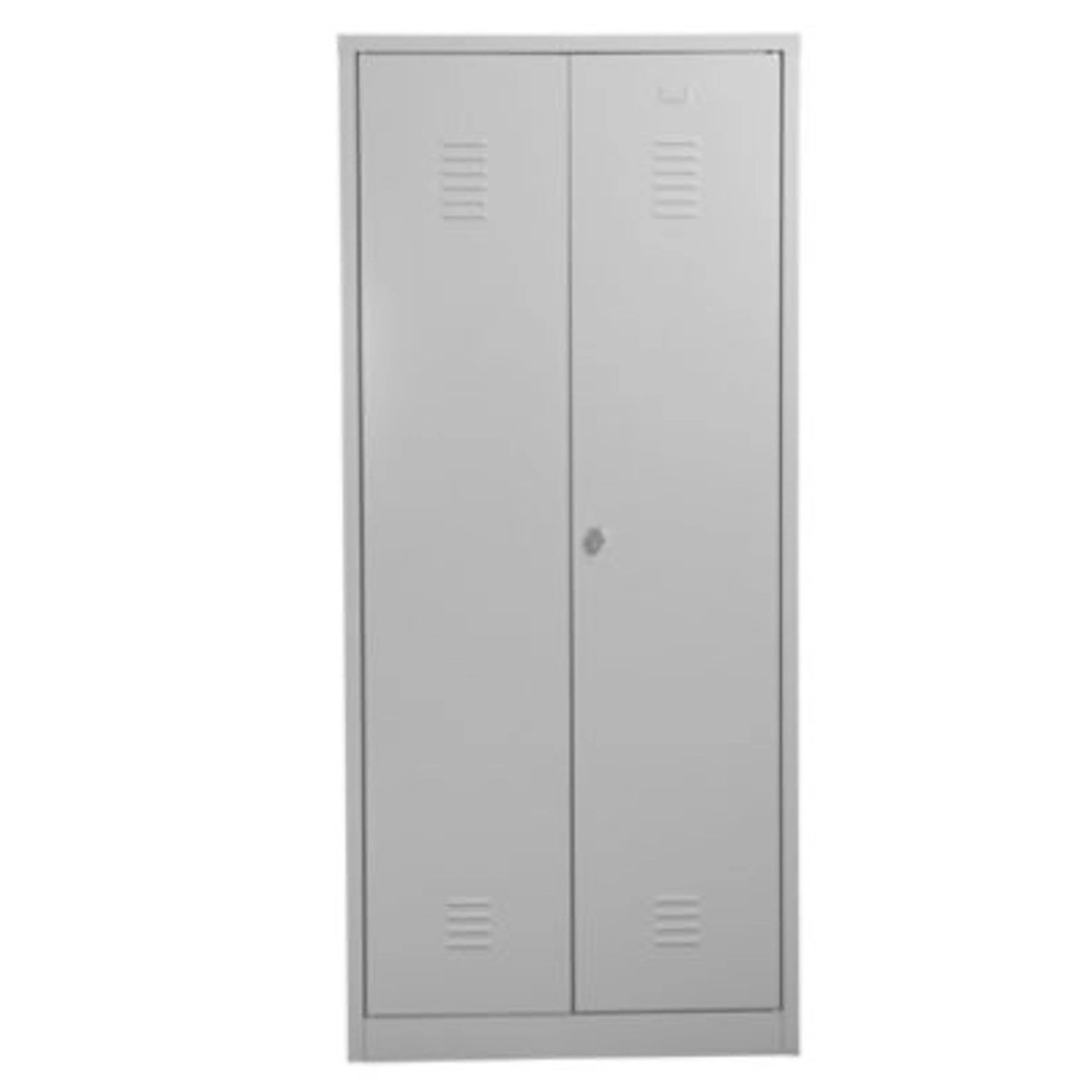 PROREGAL Metallspind Dolphin HxBxT 180 x 80 x 50 cm Vorhängeschloss Grau von PROREGAL
