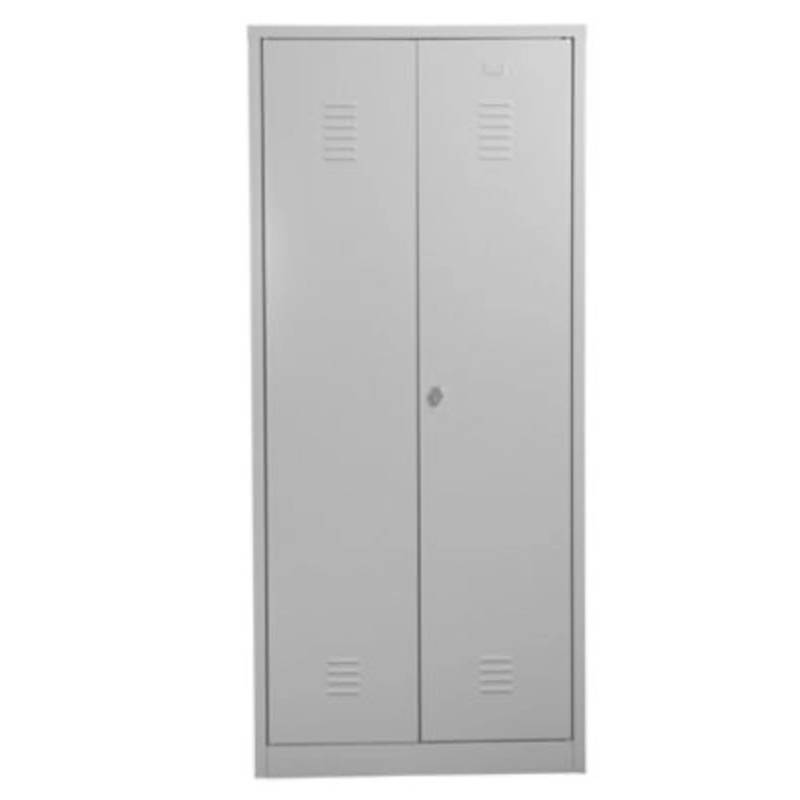 PROREGAL Metallspind Dolphin HxBxT 180 x 80 x 50 cm Vorhängeschloss Grau von PROREGAL