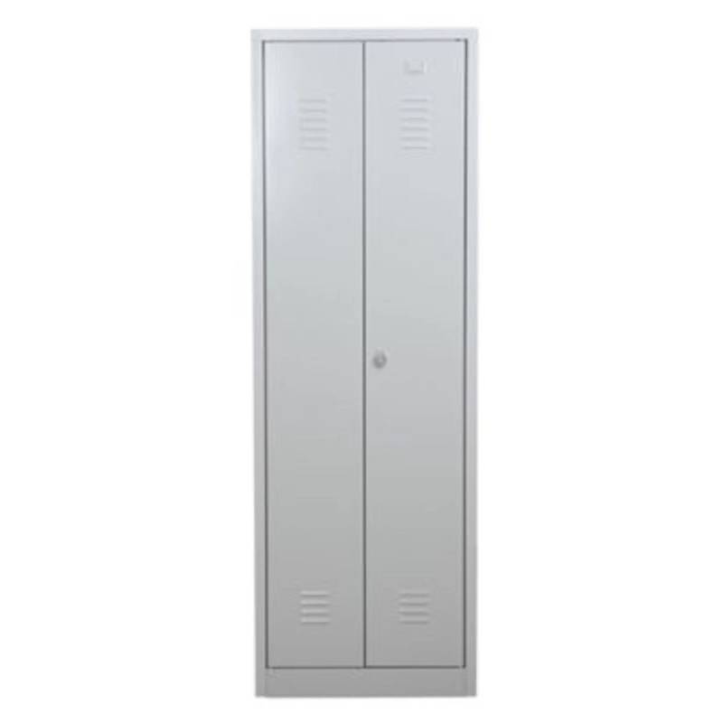 PROREGAL Metallspind Flamingo HxBxT 180 x 60 x 50 cm Vorhängeschloss Grau von PROREGAL