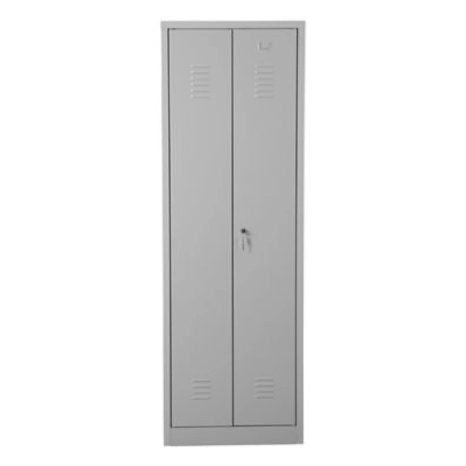 PROREGAL Metallspind Flamingo HxBxT 180 x 60 x 50 cm Zylindereschloss Grau von PROREGAL